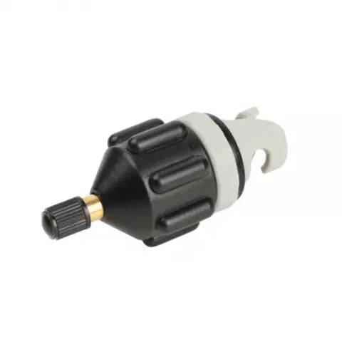 Flated Tire Valve Stem Inflator Adapter and Gauge