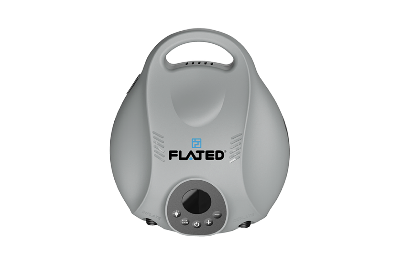 FLATED Battery Electric Air-Pump for Inflating Bed Caps & Gear