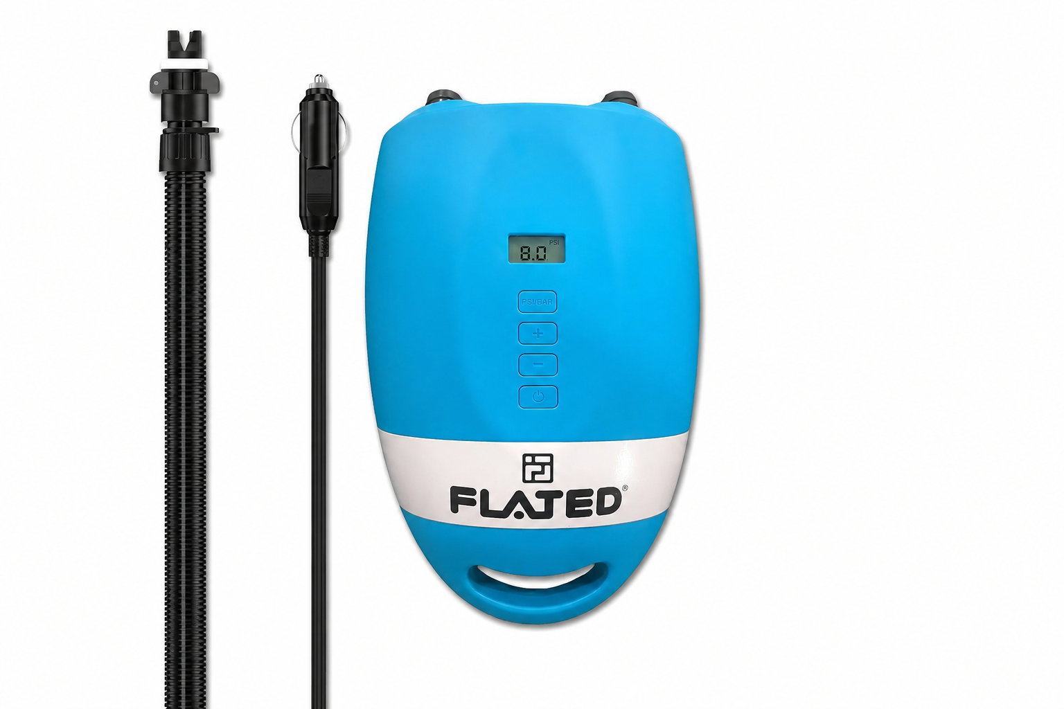 FLATED Electric Air-Pump for Inflating Bed Caps & Gear