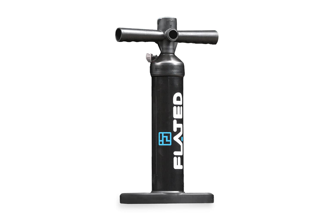 FLATED Compact Hand Pump for Inflating Bed Caps & Gear