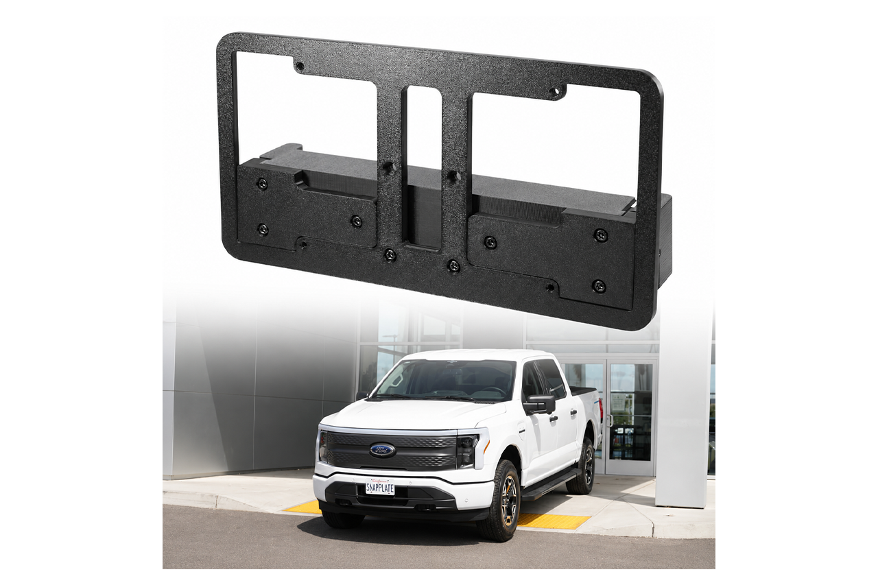Ford F-150 Lightning EV SnapPlate No-Drill Front License Plate Bracket