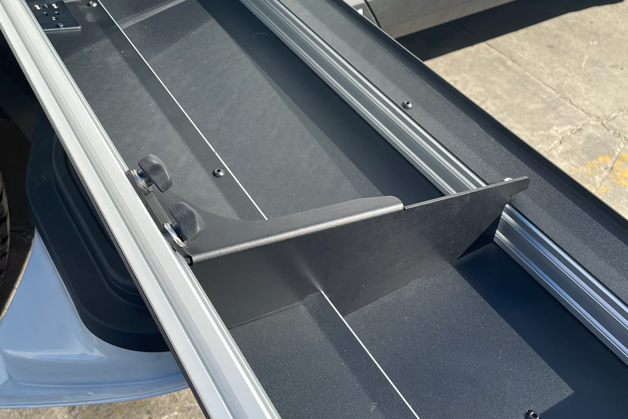 Gear Tunnel Slide Tray Divider for Range Industries Rivian R1T Slide