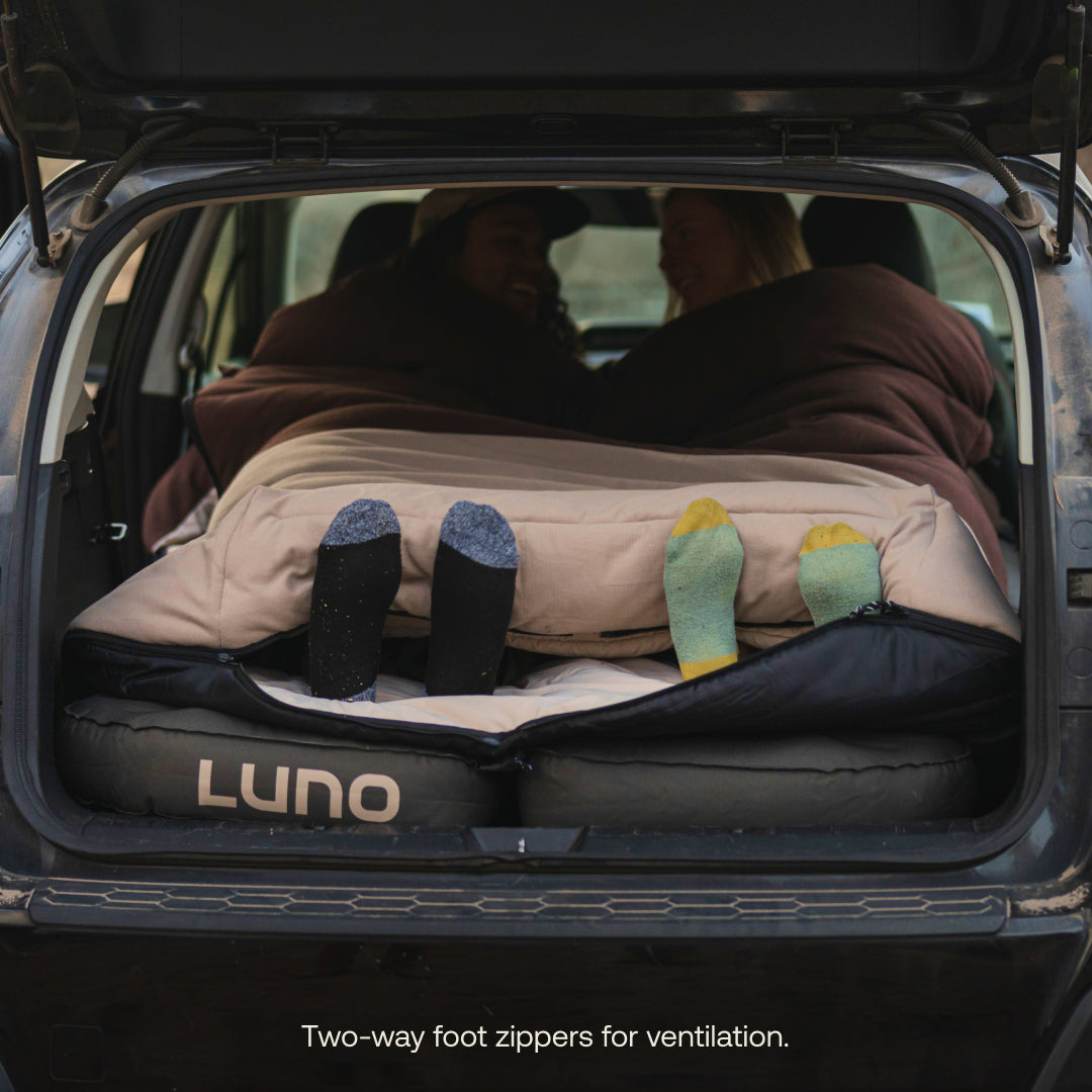 Luno Fitted Sleeping Bag Comforter for Vehicle Camping