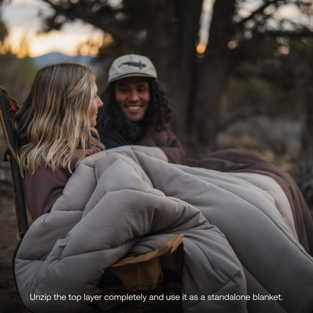 Luno Fitted Sleeping Bag Comforter for Vehicle Camping