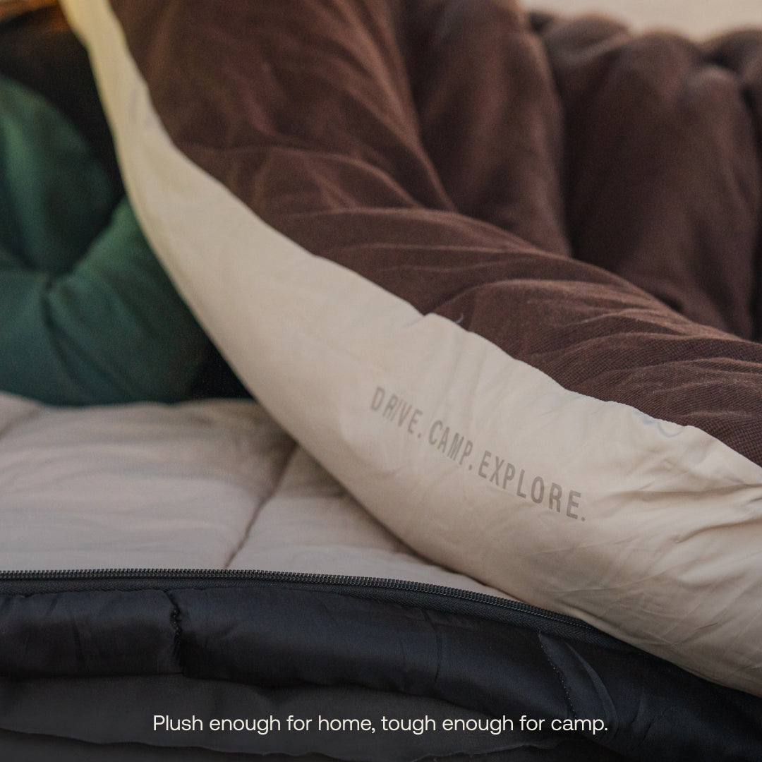Luno Fitted Sleeping Bag Comforter for Vehicle Camping