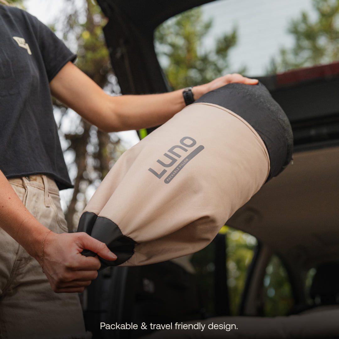 Luno Packable Camping Pillow for Vehicle & Site Tents / Camps