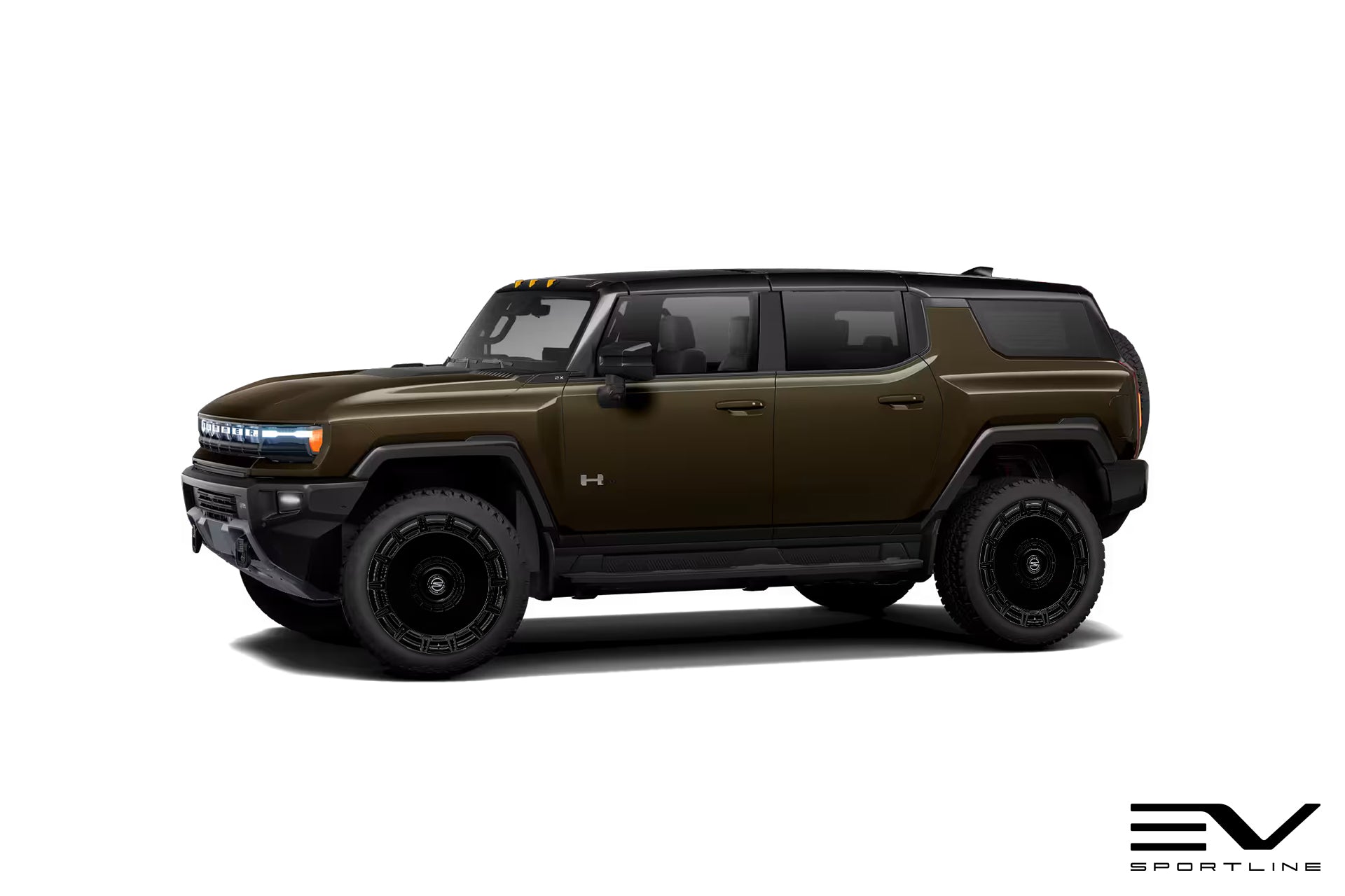 Apollo 24" GMC Hummer EV Full Face Wheel & Tire Package (Set of 4 or 5)