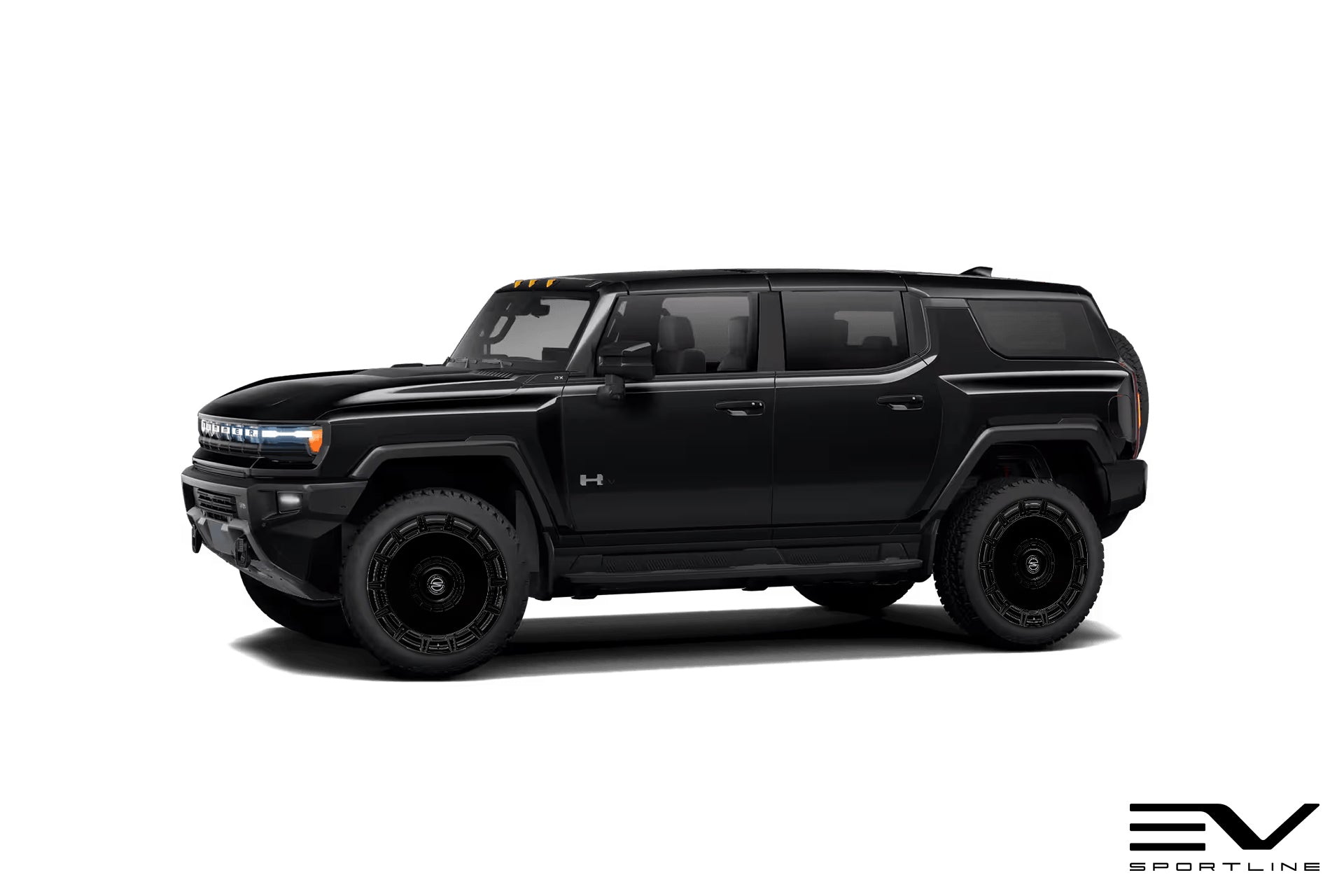 Apollo 24" GMC Hummer EV Full Face Wheel & Tire Package (Set of 4 or 5)