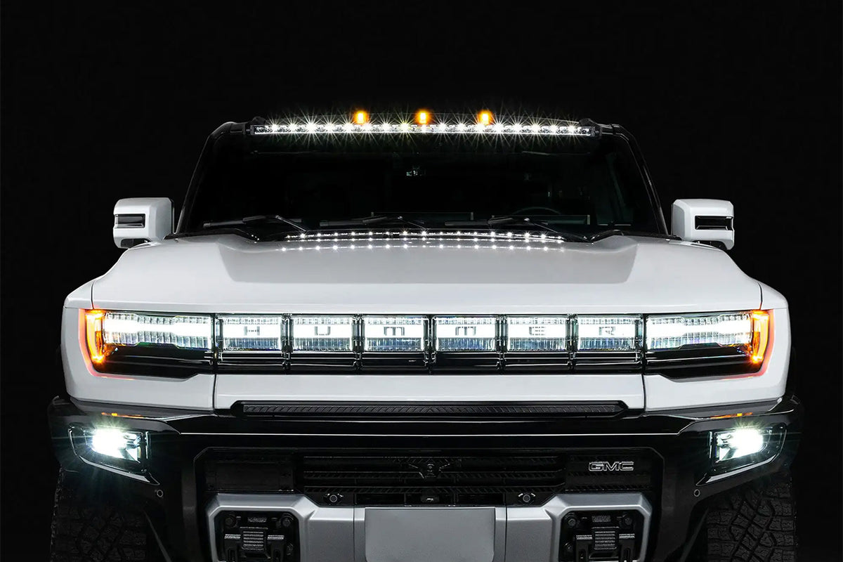 GMC Hummer EV 50&quot; Low-Profile Curved LED Roof-Mount Light Bar