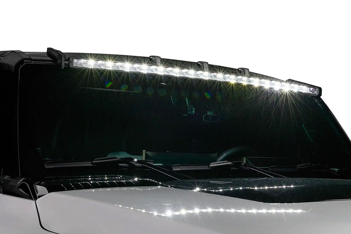 GMC Hummer EV 50&quot; Low-Profile Curved LED Roof-Mount Light Bar
