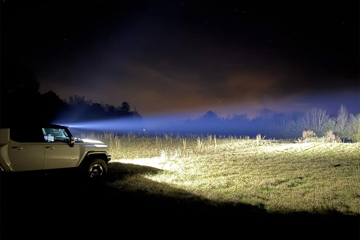 GMC Hummer EV 50&quot; Low-Profile Curved LED Roof-Mount Light Bar