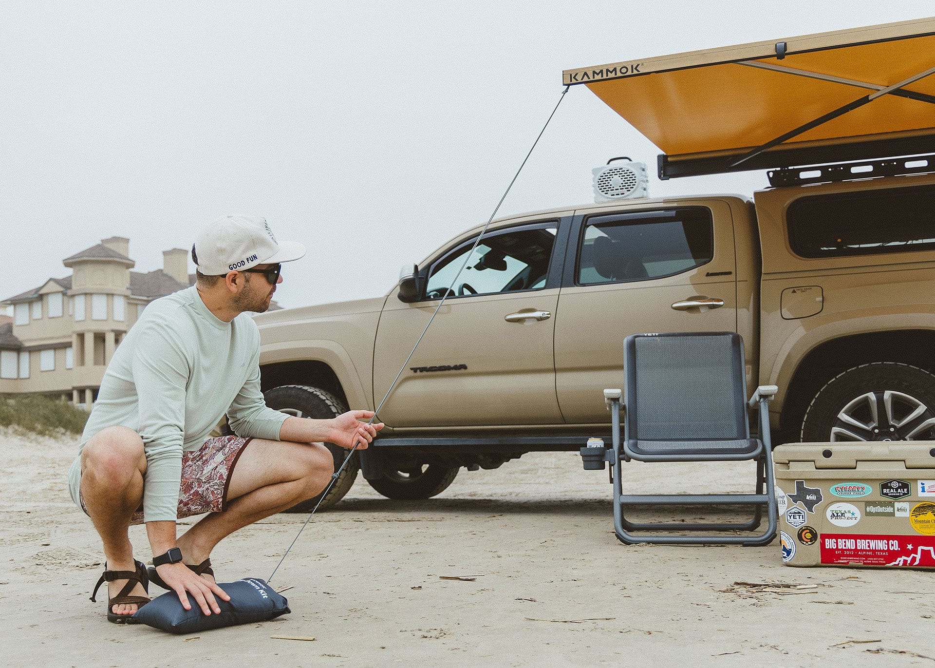 Kammok Crosswing Awning Optional 35 mph Wind Tie-Down Kit