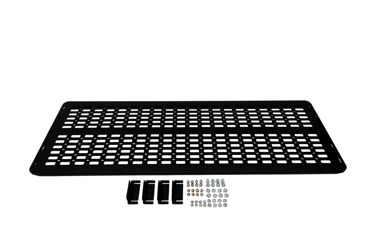 Platform Hit Rack Tesla Tesla Cybertruck Bed Molle Panel Shelf Rack Platform Deck - EV ...