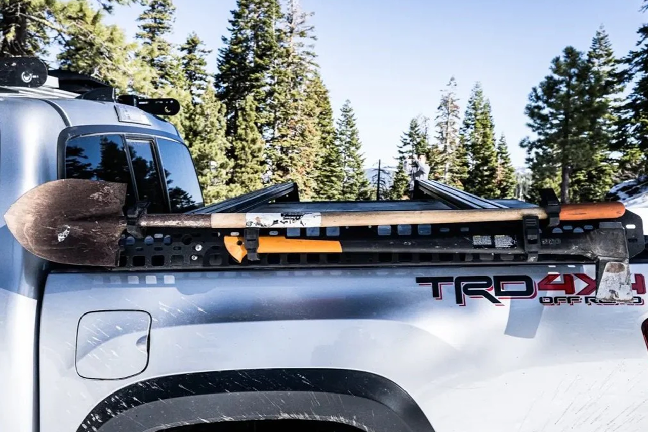 Side Molle Panels for Rivian R1T BillieBars Crossbar Low Profile Bed Racks