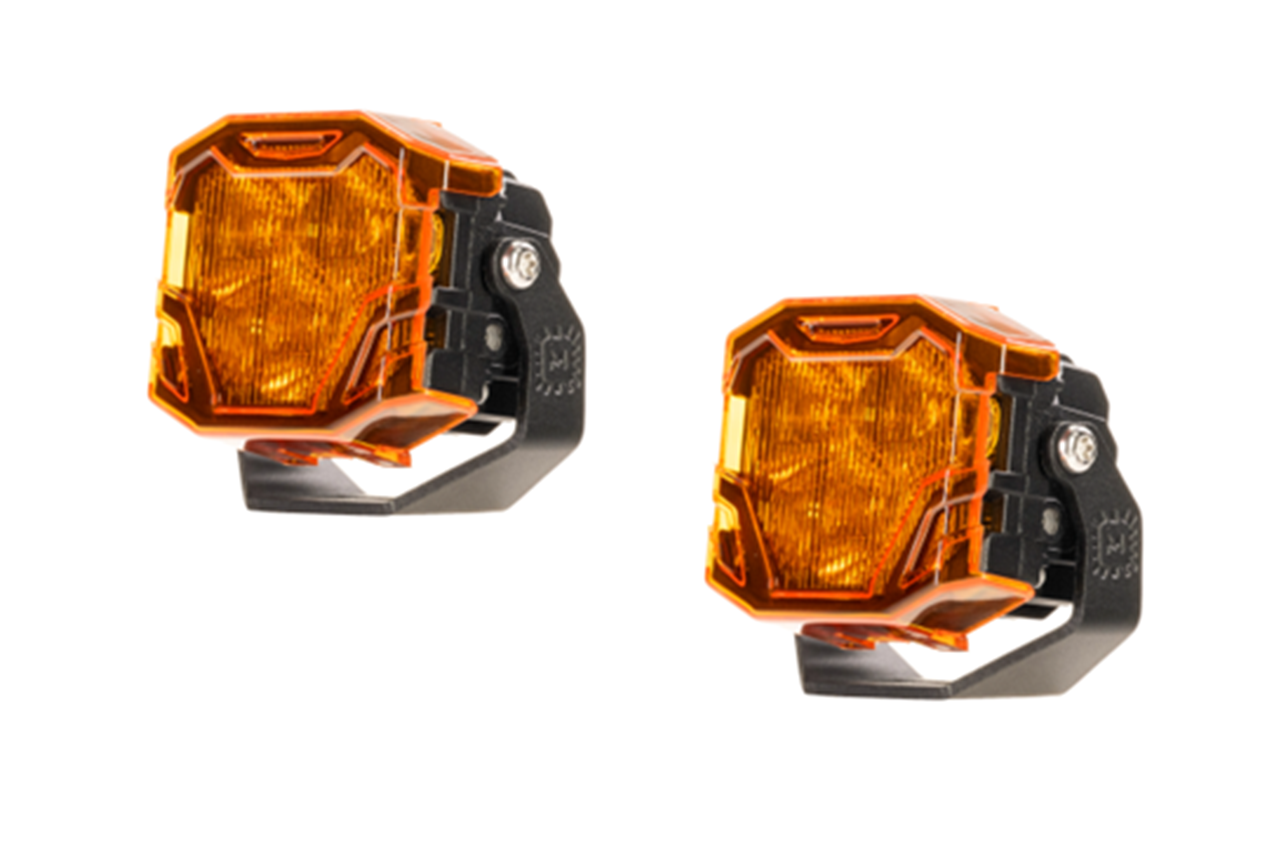Morimoto 4Banger LED Pod Blackout / Amber Hard Covers (set of 2)