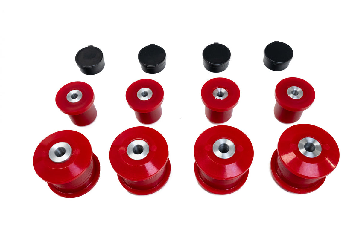 Tesla Model S High Performance Polyurethane Front Upper Control Arms &amp; Lower Links Bushing Set