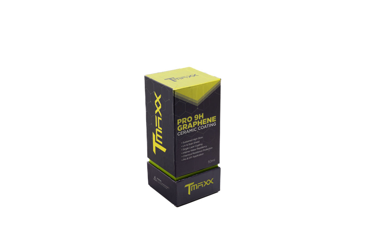 TMaxx Ceramic Coating Pro 9H Graphene (50ml) - Paint Protection & Applicator Kit