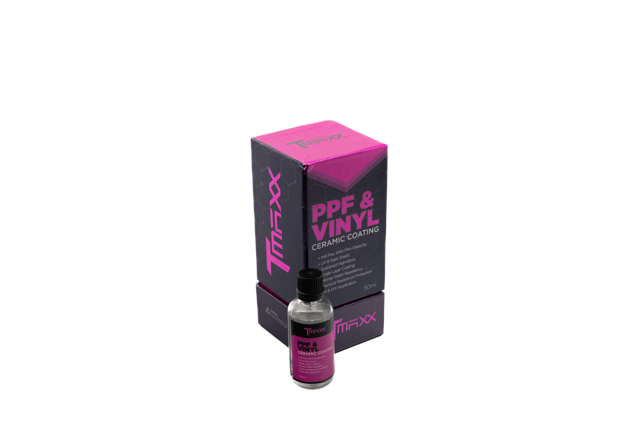 TMaxx Ceramic Coating for PPF and Vinyl Wraps (50ml) - Film Protection & Applicator Kit
