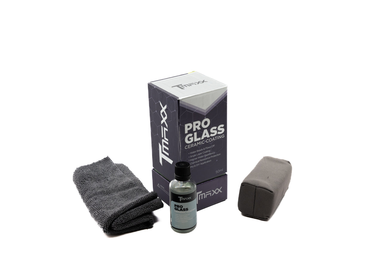 TMaxx Ceramic Coating for Glass (50ml) -  Window Surfaces Protection & Applicator Kit