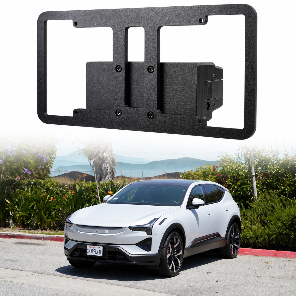Polestar 3 Front License Plate Holder, No Drill, SnapPlate