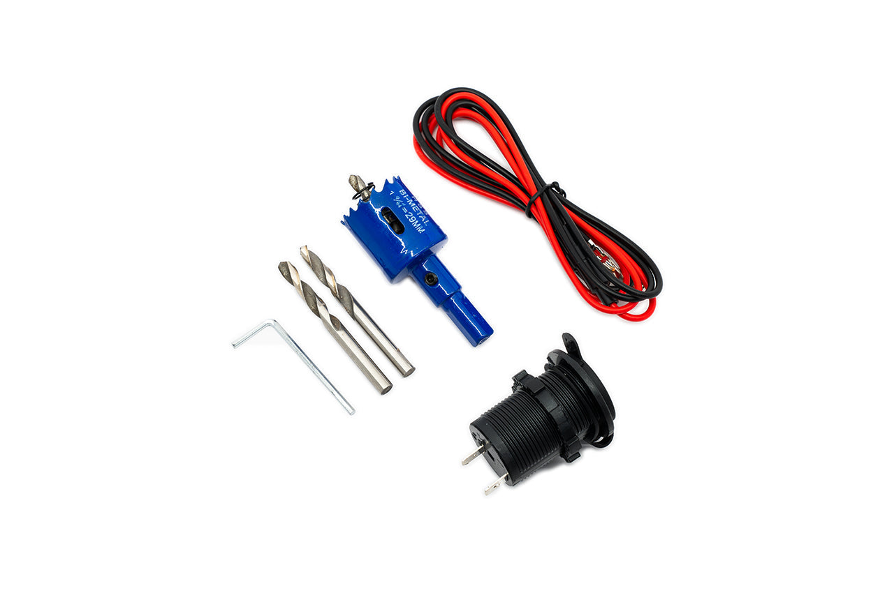 cigarette lighter kit Frunk Auxiliary Cigarette Lighter Type 12-16v Power Port Kit