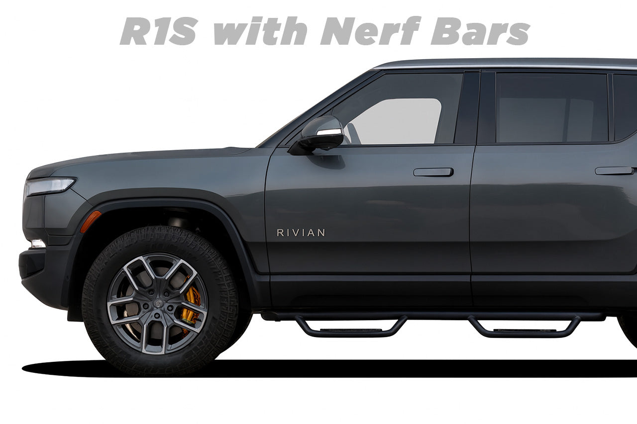 Team 1EV Side Step Nerf Bars for Rivian R1T / R1S