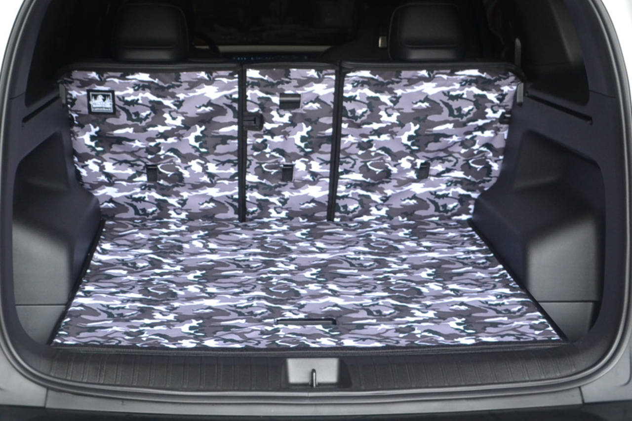 Rear Cargo and Back Seat Down Canvasback Liner and Surface Covers for Rivian R2