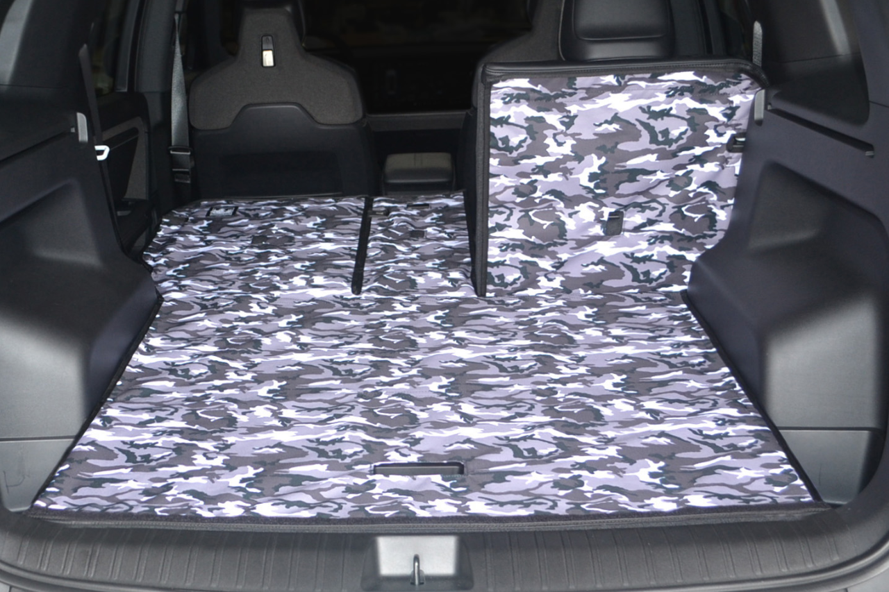 Rear Cargo and Back Seat Down Canvasback Liner and Surface Covers for Rivian R2
