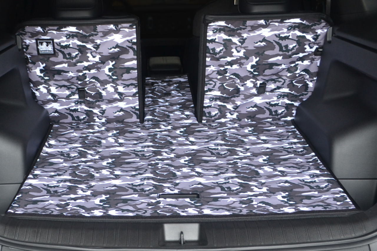 Rear Cargo and Back Seat Down Canvasback Liner and Surface Covers for Rivian R2