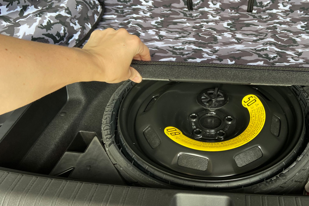 Rear Cargo and Back Seat Down Canvasback Liner and Surface Covers for Rivian R2