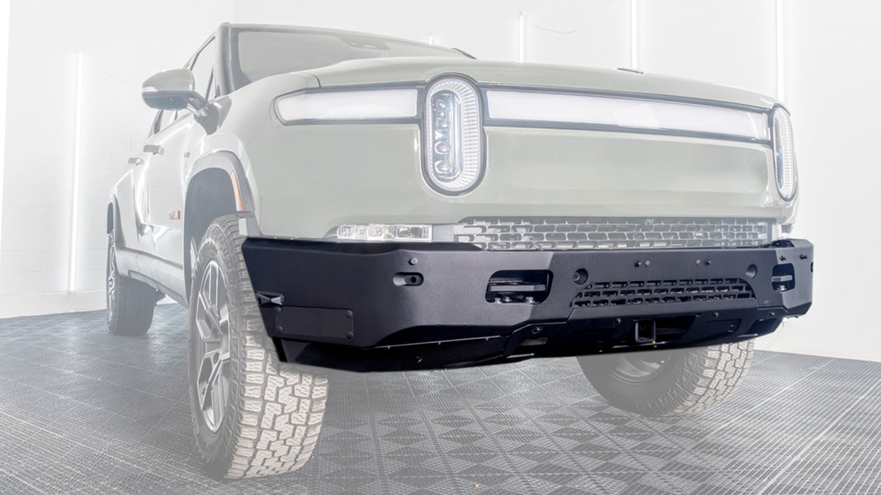 RMaxx Extreme Duty Light Weight Aluminum Front Bumper for Rivian R1T / R1S