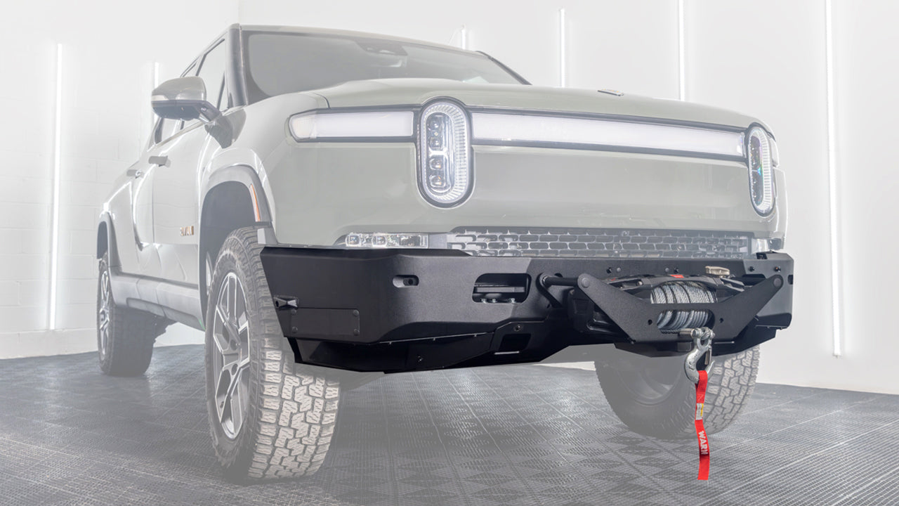 RMaxx Extreme Duty Light Weight Aluminum Front Bumper for Rivian R1T / R1S