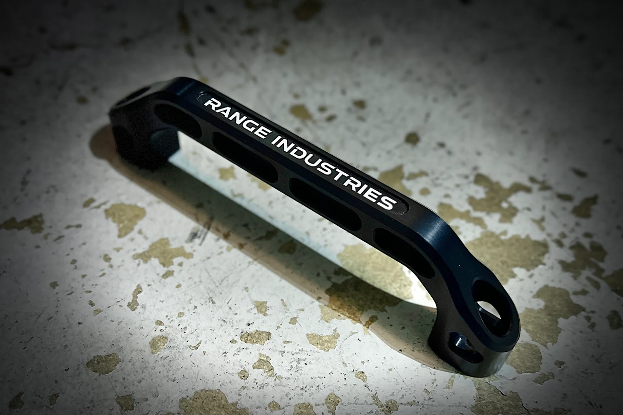 Billet Aluminum Roof / Bed Rack Grab Handle by Range Industries