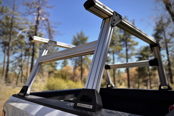 Mariner Aluminum Crossbar Bed Rack for Rivian R1T by Range Industries ...
