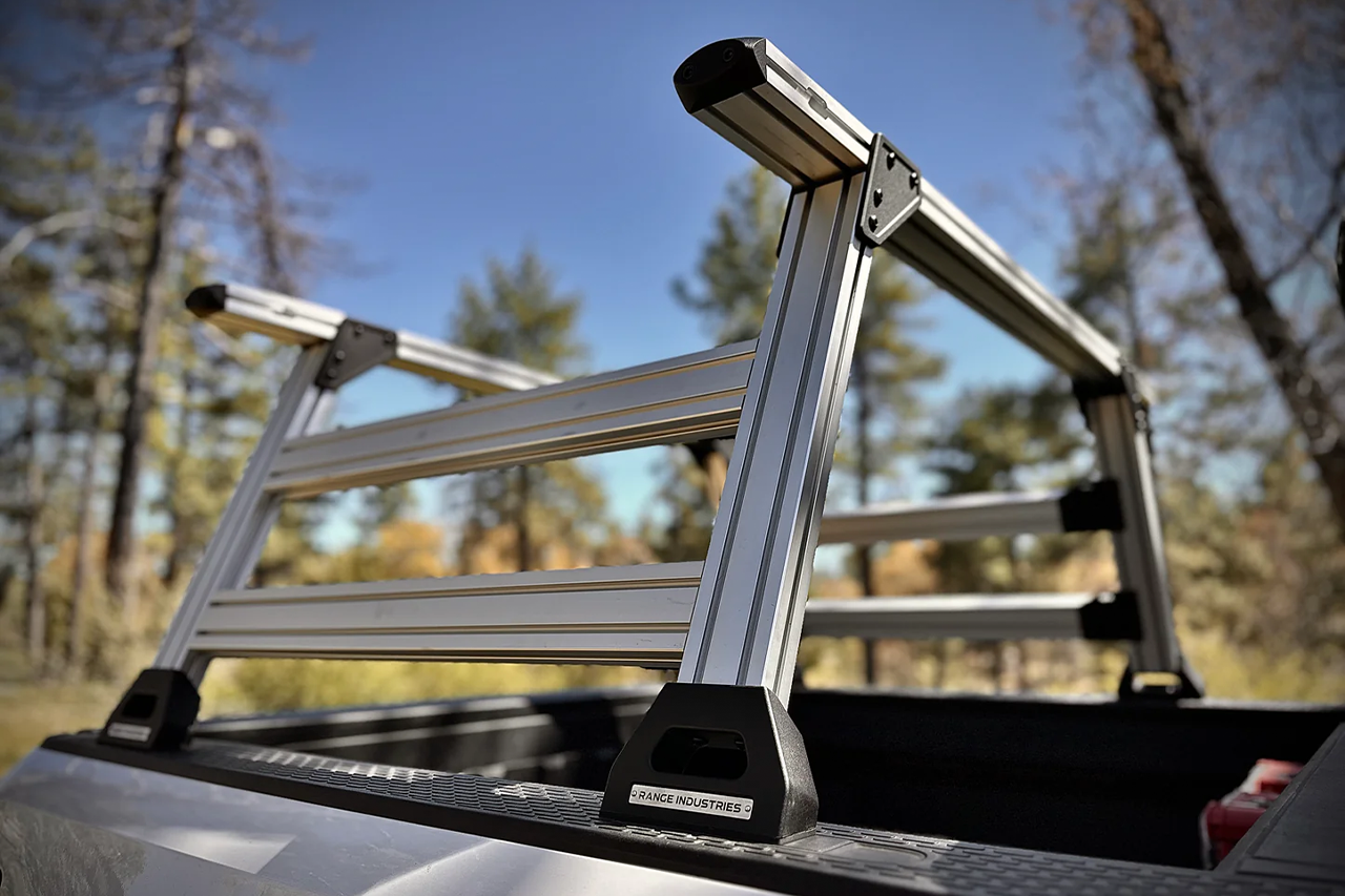 Mariner Aluminum Crossbar Bed Rack for Rivian R1T by Range Industries