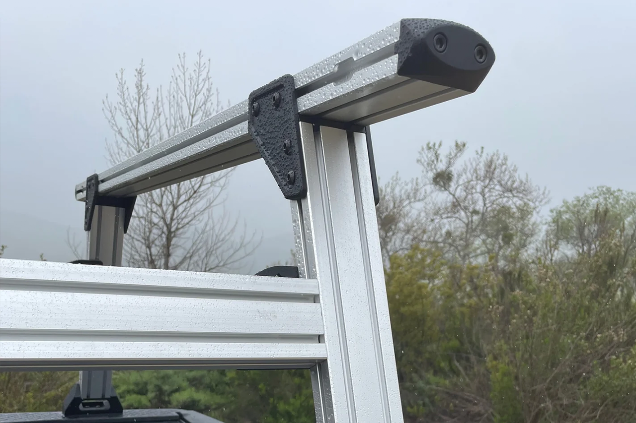 Mariner Aluminum Crossbar Bed Rack for Rivian R1T by Range Industries