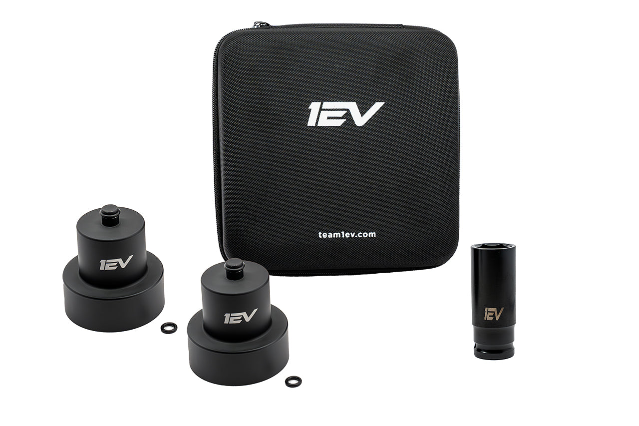 Jack Pad Pucks - Team 1EV Scout Series Billet Aluminum Heavy Duty Lifting Jack Pucks for Rivian R1T / R1S