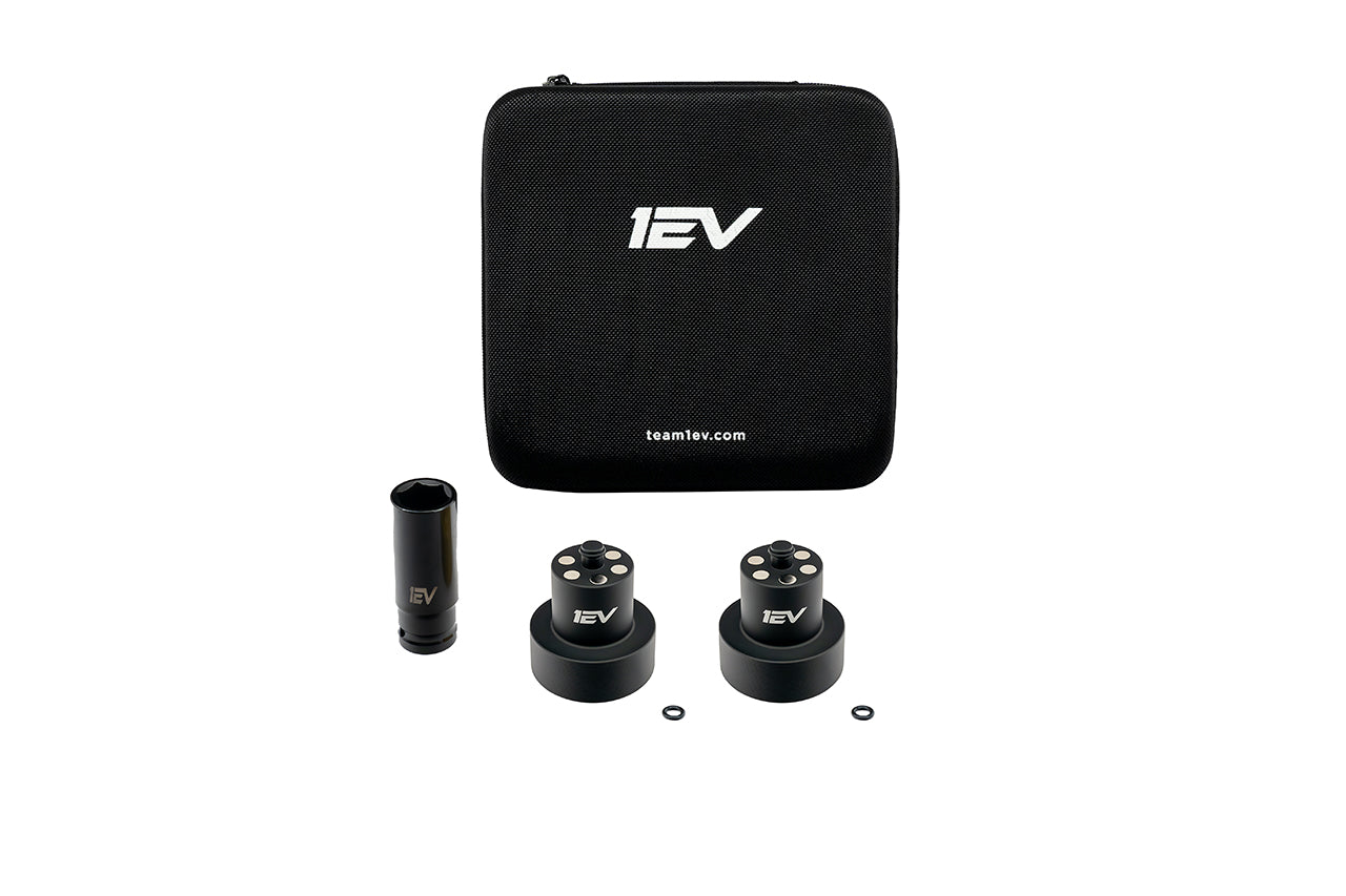 Jack Pad Pucks - Team 1EV Scout Series Billet Aluminum Heavy Duty Lifting Jack Pucks for Rivian R1T / R1S