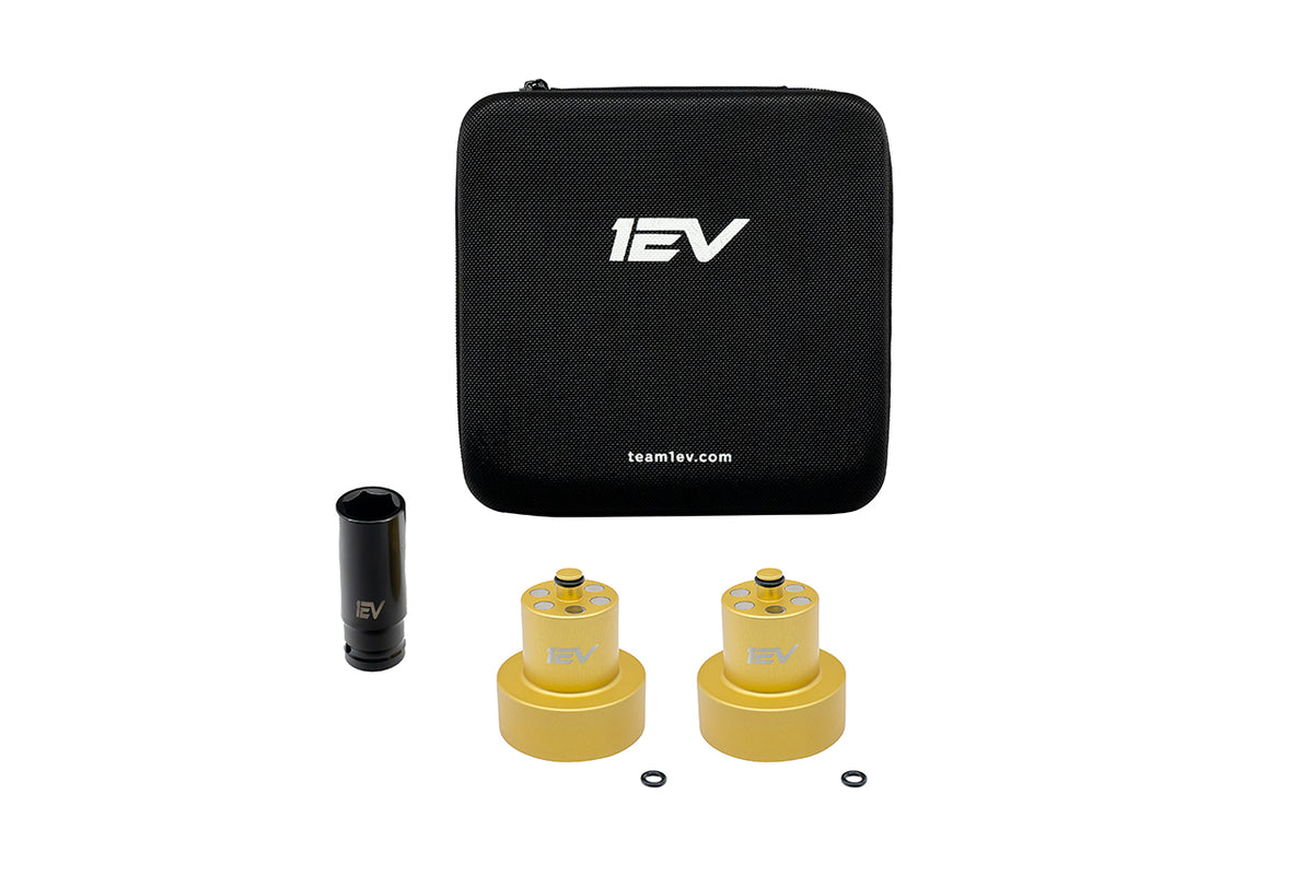 Rivian R1T / R1S Jack Pad Pucks - Scout Series Billet Aluminum Heavy Duty Lifting Jack Pucks by Team 1EV