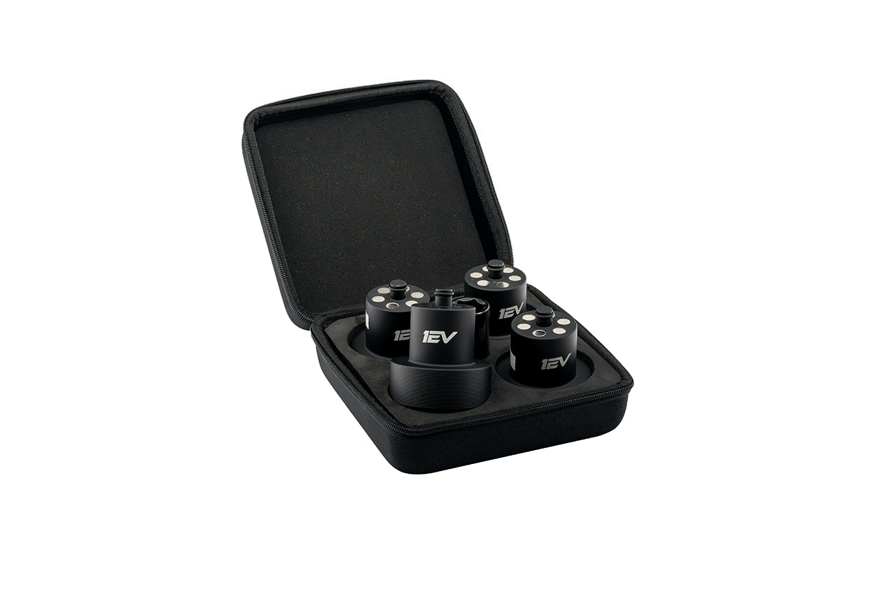 Jack Pad Pucks - Team 1EV Scout Series Billet Aluminum Heavy Duty Lifting Jack Pucks for Rivian R1T / R1S