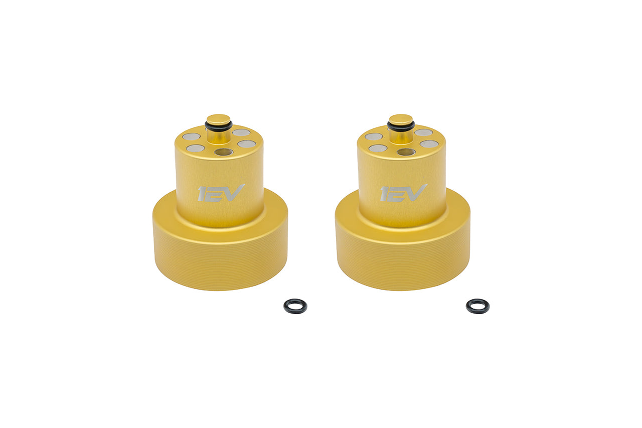 Jack Pad Pucks - Team 1EV Scout Series Billet Aluminum Heavy Duty Lifting Jack Pucks for Rivian R1T / R1S