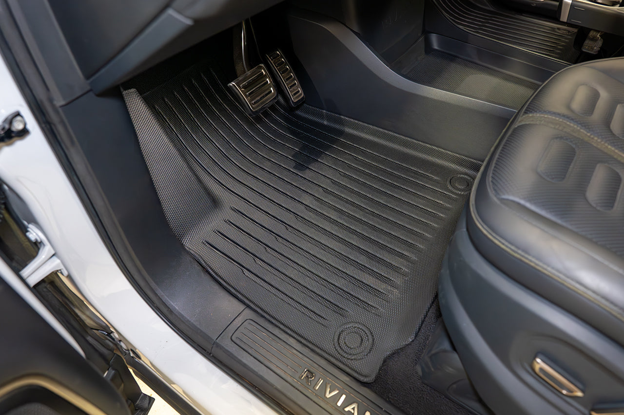 Team 1EV All-Weather Driver & Passenger Floor Mats for Rivian R1T / R1S