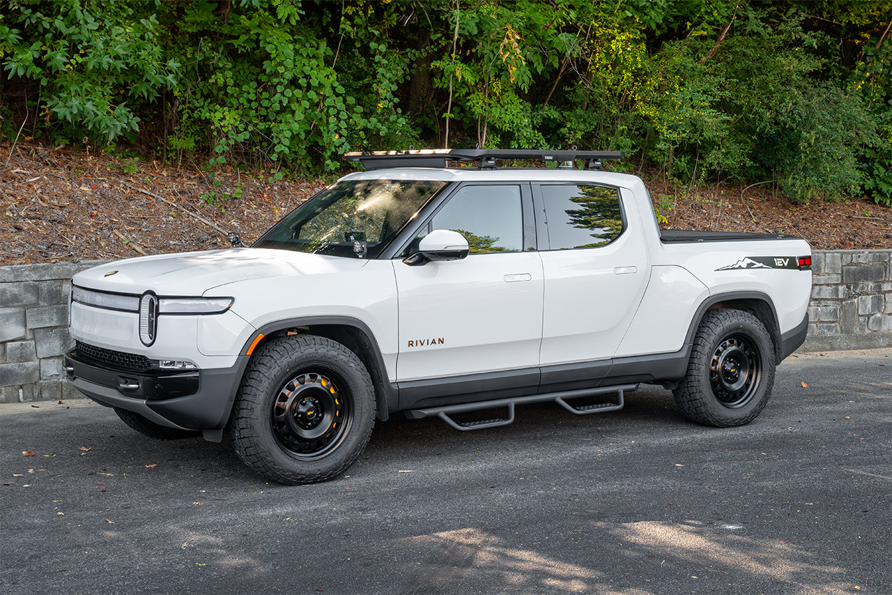 Team 1EV Side Step Nerf Bars for Rivian R1T / R1S
