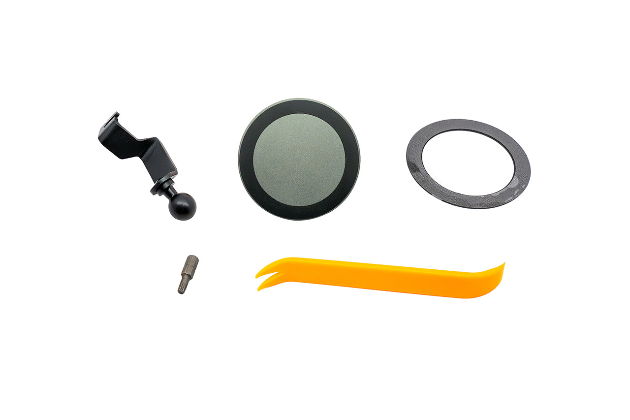 Dashboard Phone Mount with MagSafe Charger & Plug-and-Play Hardwire Kit for Rivian R1T / R1S