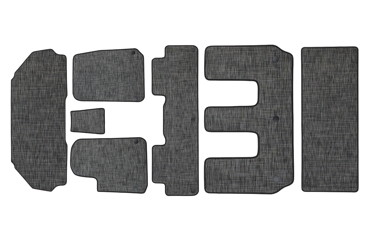 Chilewich Custom Color & Weave Floor Mat Sets for Rivian R1T / R1S