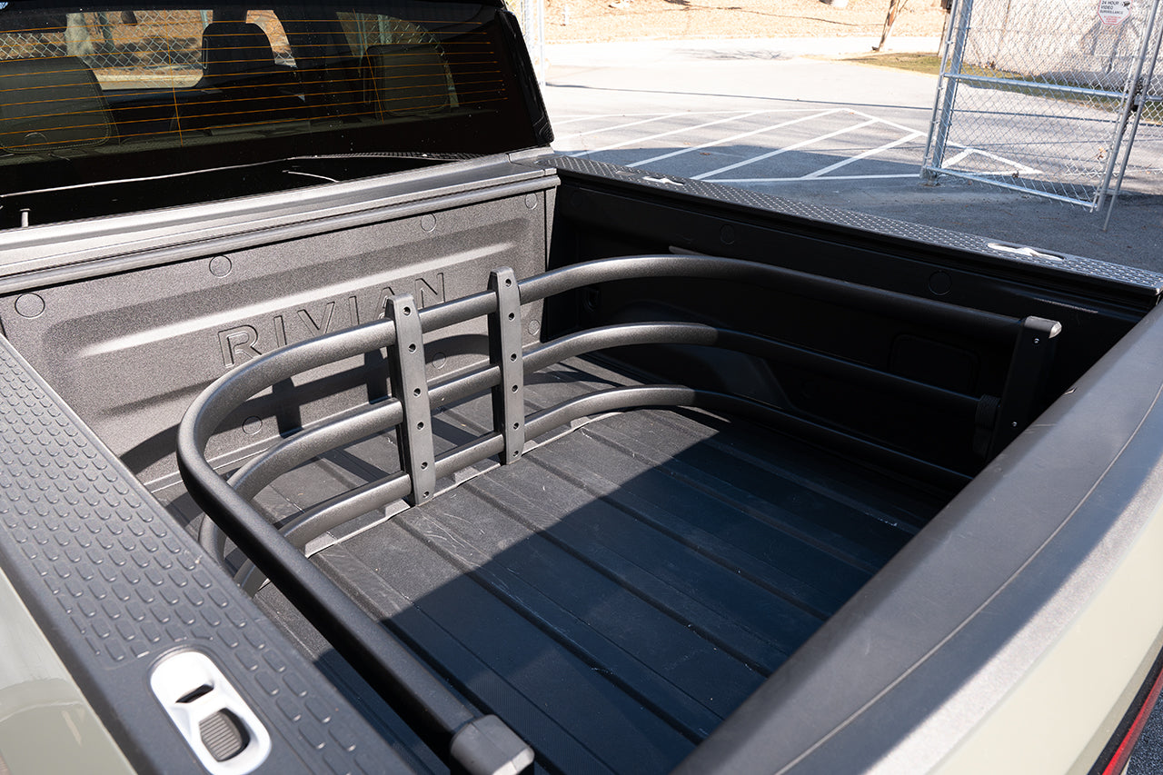 Team 1EV Flip-Out Bed Extender - RMaxx Exclusive No Drill / Bolt-on Design for Rivian R1T