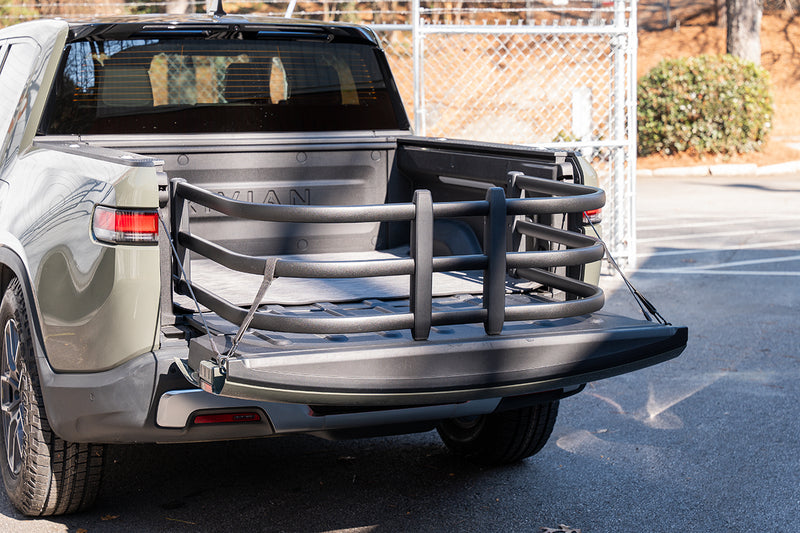 Bed Ramp For Rivian R1t Rivian R1T Flip-Out Bed Extender - RMaxx Exclusive No Drill / Bolt-on ...