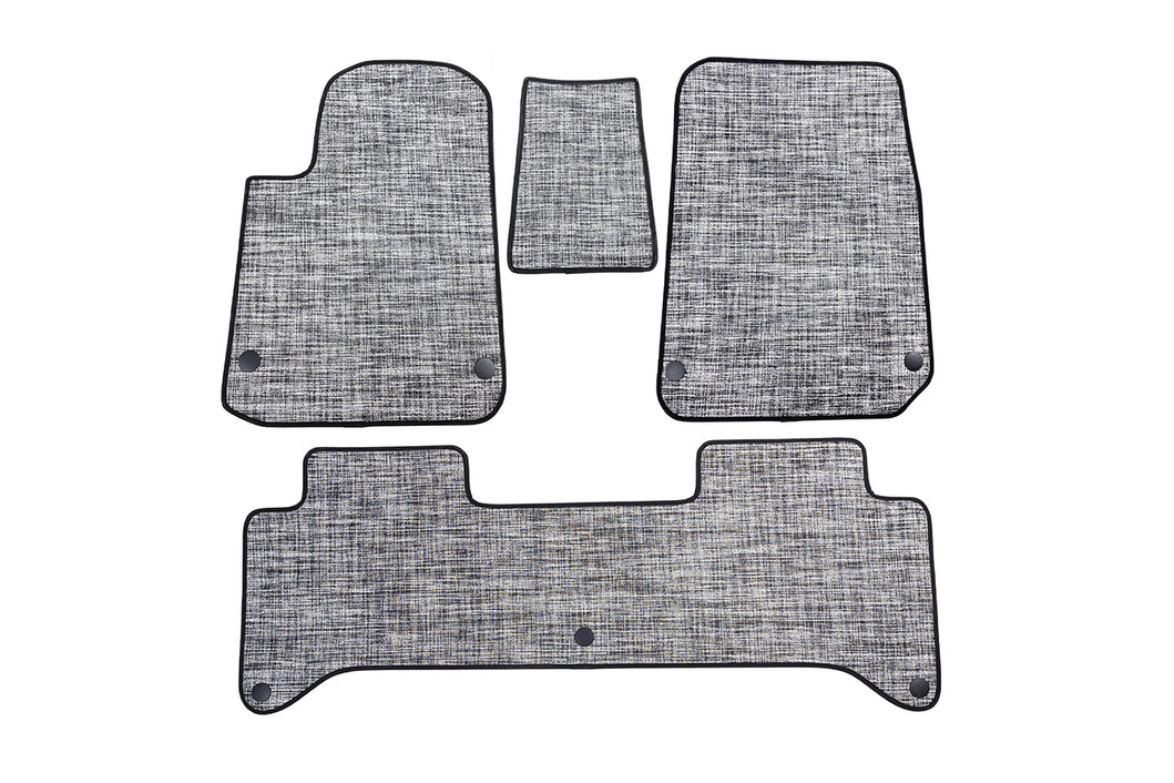 Chilewich Custom Color & Weave Floor Mat Sets for Rivian R1T / R1S