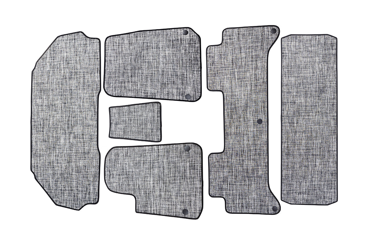 Chilewich Custom Color & Weave Floor Mat Sets for Rivian R1T / R1S