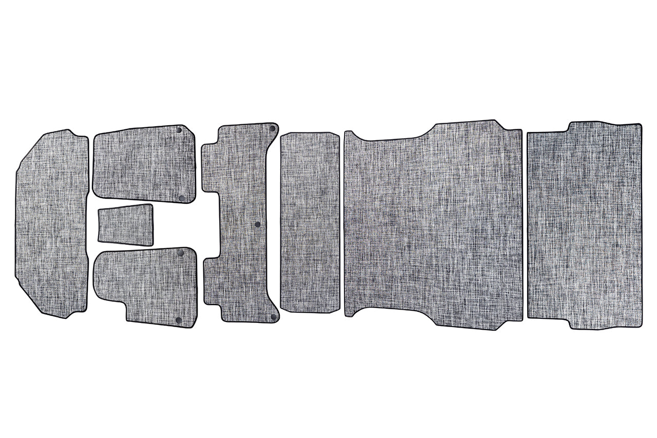 Chilewich Custom Color & Weave Floor Mat Sets for Rivian R1T / R1S